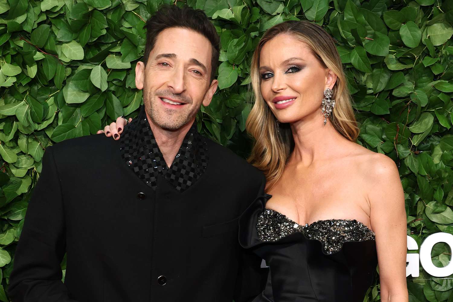 Adrien Brody with Georgina Chapman